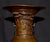 Antique Japanese Bronze Vase With Figural and Landsape Motif For Sale - Image 9 of 14