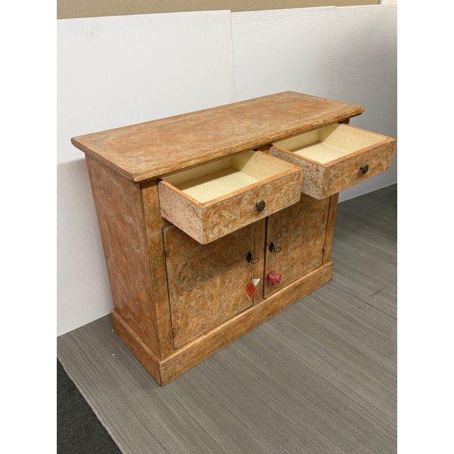 Design Plus Gallery presents an Italian Sideboard with Hand Painted Finish. The piece has a distinctively Florentine style...