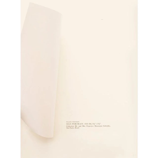 1950s 1958 After Amedeo Modigliani "Self-Portrait", First English Edition Full-Color Print For Sale - Image 5 of 8