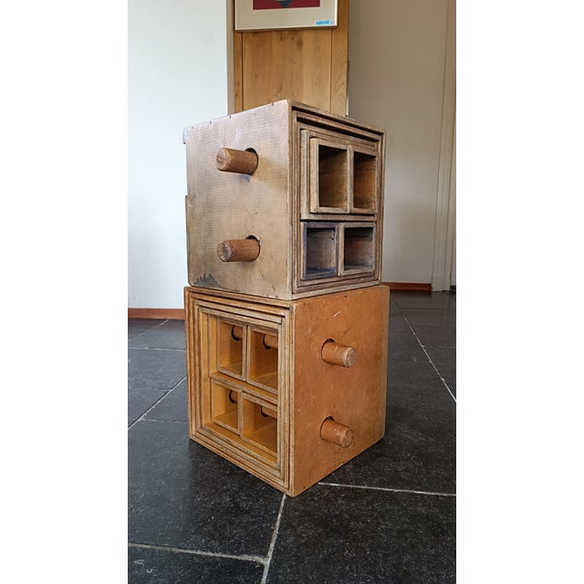 Wood Montessori Play Boxes by Gerrit Rietveld, 1940s, Set of 12 For Sale - Image 7 of 12