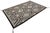 Modern Navajo Style Wool Area Rug – Geometric Diamond Lattice With Cross Motifs For Sale - Image 9 of 10