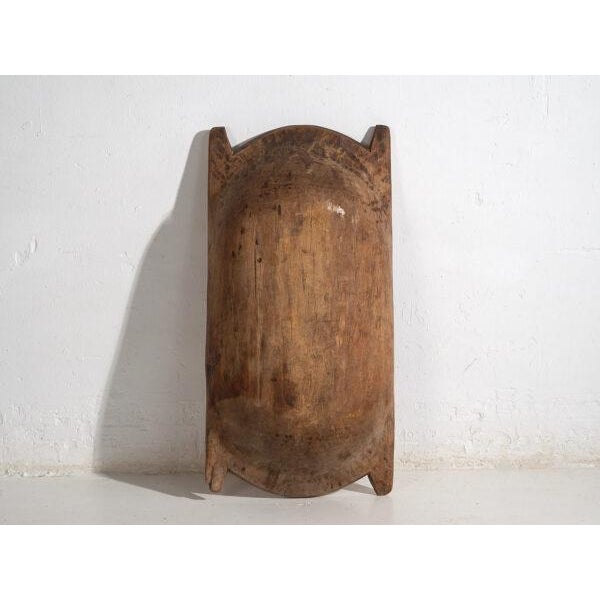 Antique Primitive Wooden Bowl For Sale - Image 3 of 11