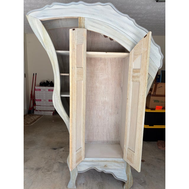 Wood Whimsical Neptune's Armoire by Ted Box For Sale - Image 7 of 10