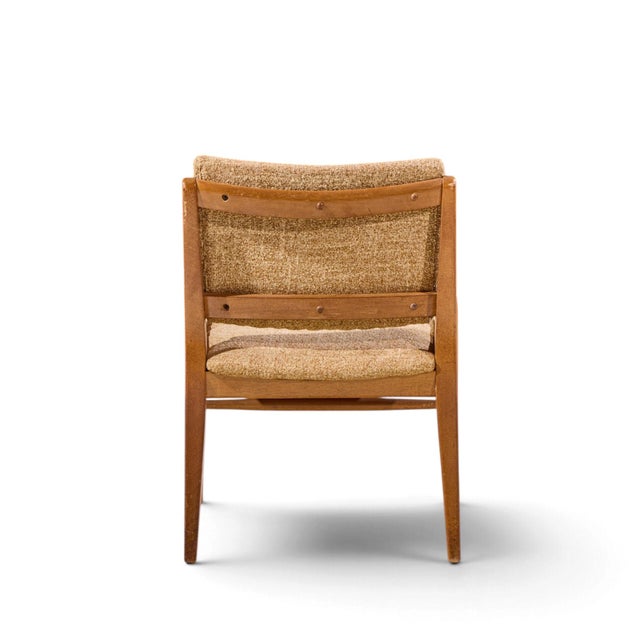 John Keal for Brown Saltman Mid Century Bleached Mahogany Dining Chairs - Set of 6 For Sale - Image 14 of 17