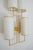 Tiges4 Wall Sconces in Patinated Gold Metal and Fabric by Aymeric Lefort, Set of 2 For Sale - Image 15 of 16