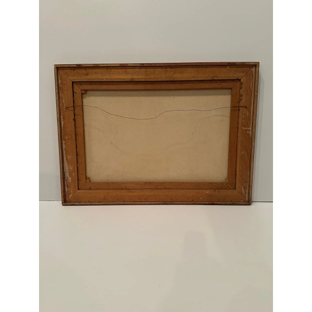 Painting on Canvas of Formal Garden by John Hulse For Sale - Image 10 of 10