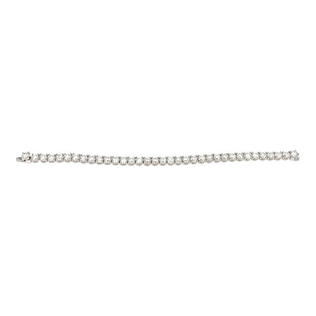 17.50 Ct Diamond Tennis Bracelet For Sale