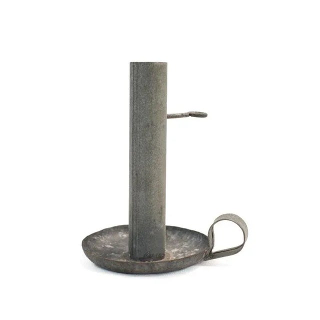 Gray Chamberstick Candle Holder Set For Sale - Image 8 of 10