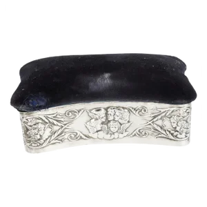 19th Century Victorian Sterling Silver Jewellery Box Casket by H. Matthews