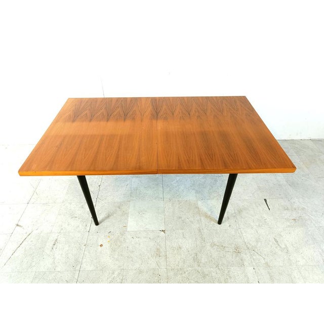Mid-Century Dining Table attributed to Jos De Mey, 1960s For Sale - Image 10 of 13