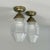 Gold Art Deco Frosted Glass and Burnished Brass Flush Mounts, Austria, 1920s, Set of 2 For Sale - Image 8 of 16
