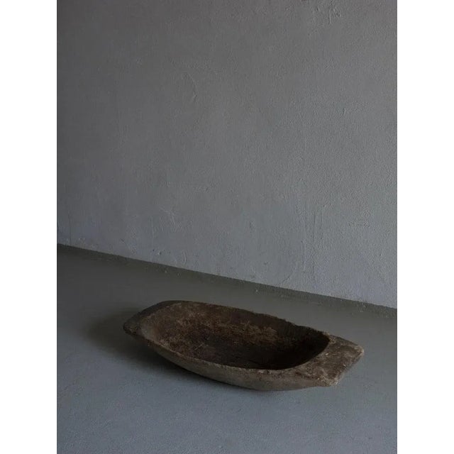 Wabi Sabi Wooden Bowl #3 For Sale - Image 5 of 5