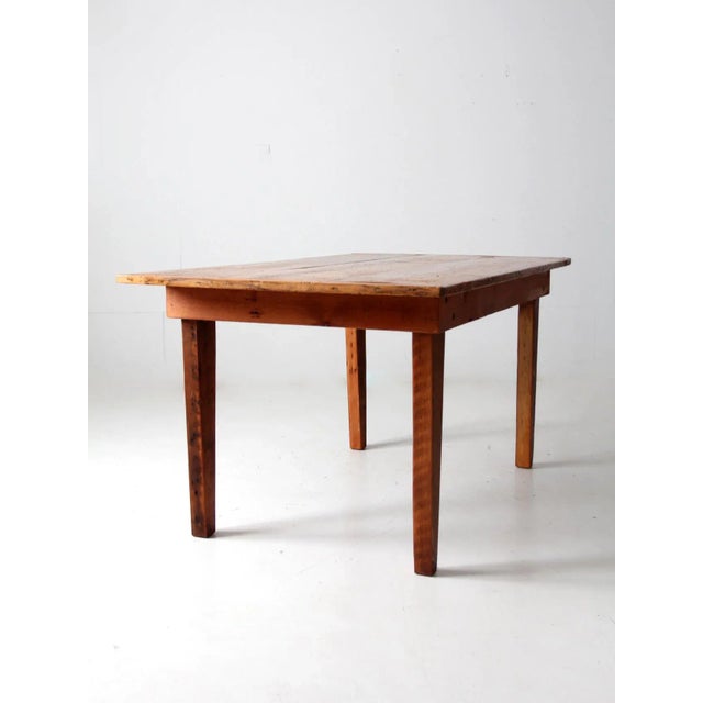 Farmhouse 19th Century Antique Table For Sale - Image 3 of 12