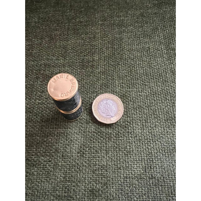 Rare mini Lipstick QUART DE TOUR, France, Vintage Snake Skin Petrol Lighter For Sale - Image 10 of 12