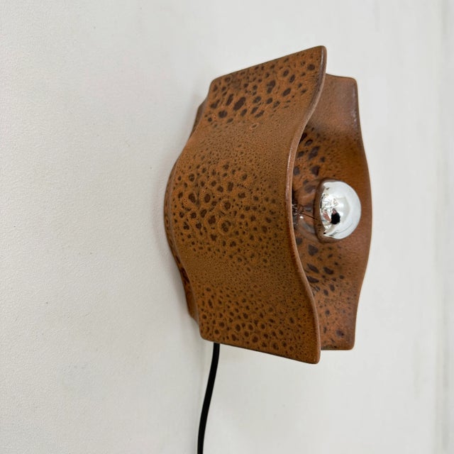 1970s Vintage Ceramic Wall Lamp by Cari Zalloni, 1970s For Sale - Image 5 of 18