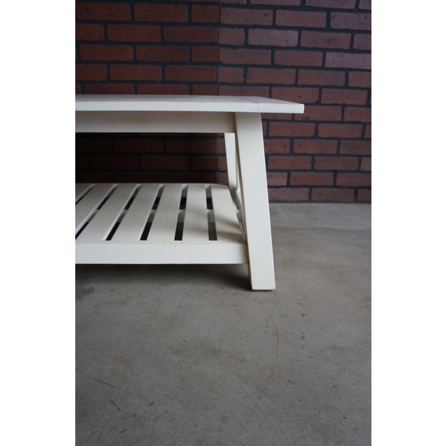 2010s Ethan Allen Cottage Coffee Table For Sale - Image 5 of 8