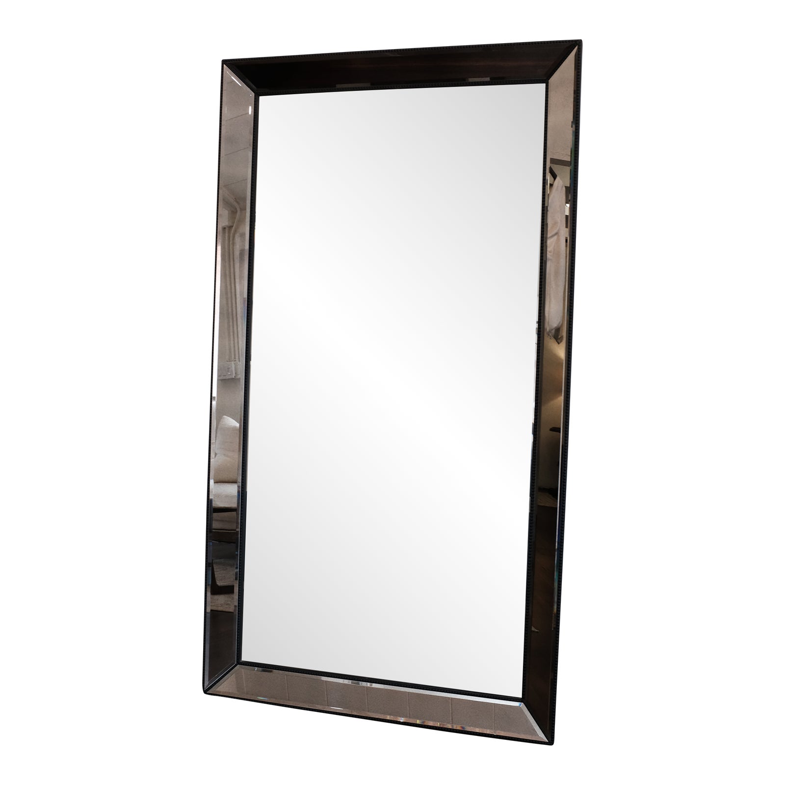 Restoration Hardware Beaded Leaner Mirror Chairish