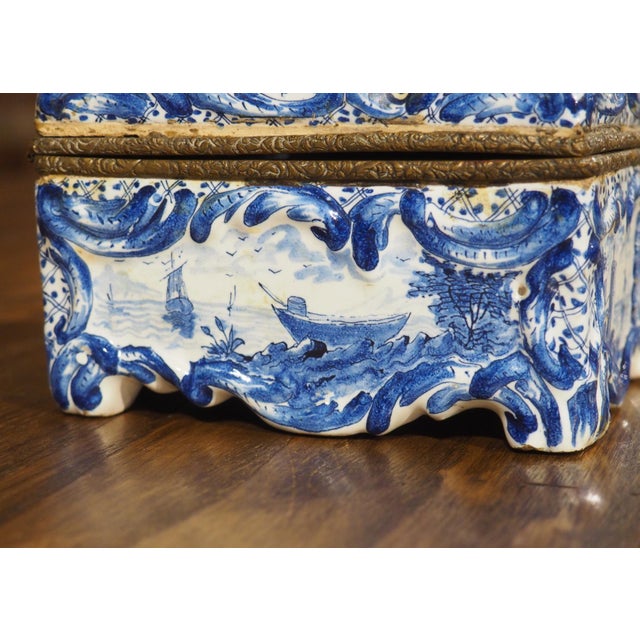 More information coming soon… A beautiful Dutch table box, dating to circa 1850, hand-painted on all sides in the...