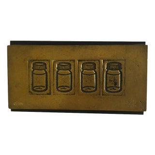 Tino Stefanoni, Pop Art Multiple: Bottles, Late 20th Century, Bronze For Sale