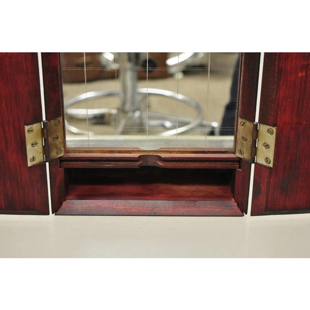 Wood Vintage Medical Device Wooden Case for Bleeding Needle and Loop Kit With Tin Can For Sale - Image 7 of 12