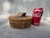 Vintage Indonesian Lombok Woven Rattan Lidded Basket With Wood Carved Turtle For Sale - Image 4 of 18