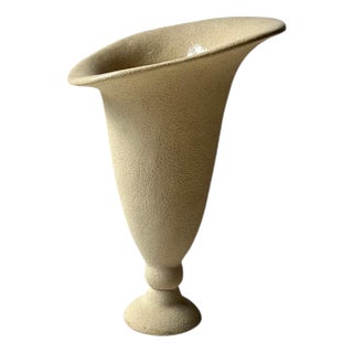 Lys Sculptural Vase in Glazed Stoneware by Thalia Dalecky For Sale