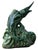 Mid 20th Century Vintage Phil-Mar Swordfish Tv Lamp, Mid-Century Modern Green Glazed Ceramic For Sale - Image 5 of 6