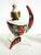 Mid-Century Modern Italian Hand-Painted Ceramic Table Lamps, 1950s, Set of 2 For Sale - Image 13 of 18