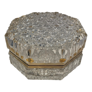1960s Glass Octagonal Casket