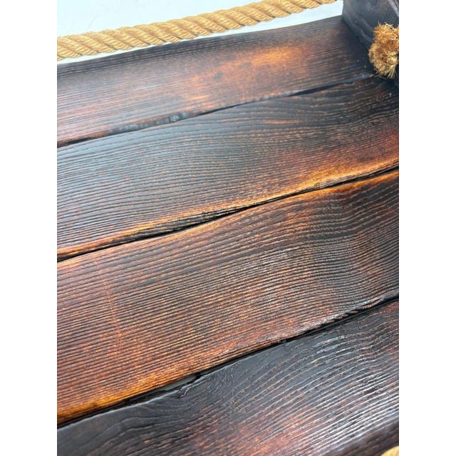 Wood and Rope Tray, France, 1990s For Sale - Image 12 of 13