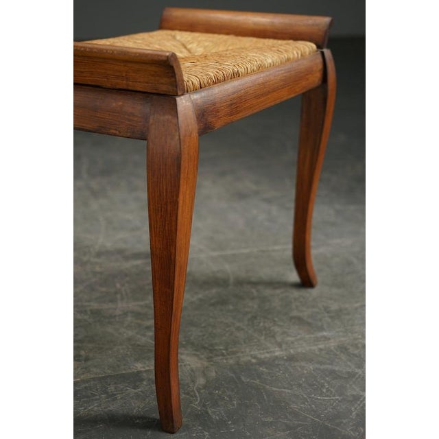 Brown Antique Classical Stool, 1890s For Sale - Image 8 of 14