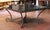 Gray Mid-Century French Iron and Oak Riddling Board Table With Glass Top For Sale - Image 8 of 15