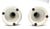 Late 20th Century Vintage French Fleur-De-Lis Blue & White Porcelain Candlesticks - A Pair For Sale - Image 5 of 8