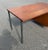 Brown Teak Desk Attributed to Herbert Hirche for Holzäpfel, Germany, 1950s Mid Century Modern For Sale - Image 8 of 9