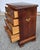 Chippendale Late 20th Century Chippendale Style Cherry Four Drawer Bedside Chest For Sale - Image 3 of 10