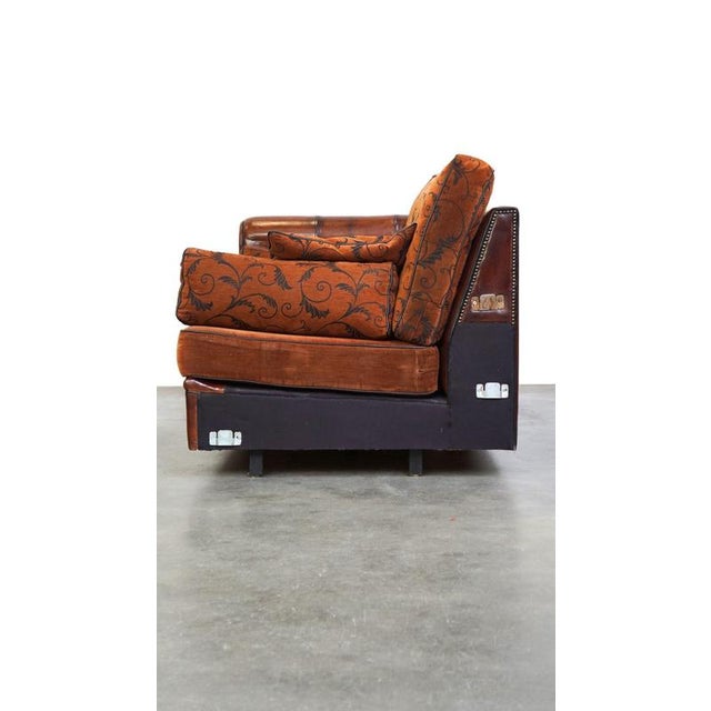 English Style Sheepskin 2.5-Seater Sofa For Sale - Image 18 of 18