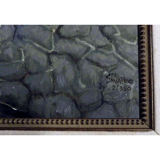 Viktor Shvaiko the Drake Framed Hand Embellished Artwork on Canvas Ed#2/350 For Sale In Denver - Image 6 of 8
