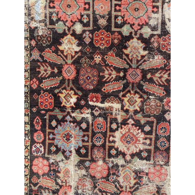 Antique Distressed Kurdish Northwest Rug, 1890s For Sale - Image 10 of 18