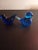 1980s Blue Art Glass Birds Set of 2. For Sale In Dallas - Image 6 of 8