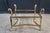 Vintage Italian Regency Figural Brass Lion Head Round Glass Coffee Table 39" For Sale - Image 11 of 12