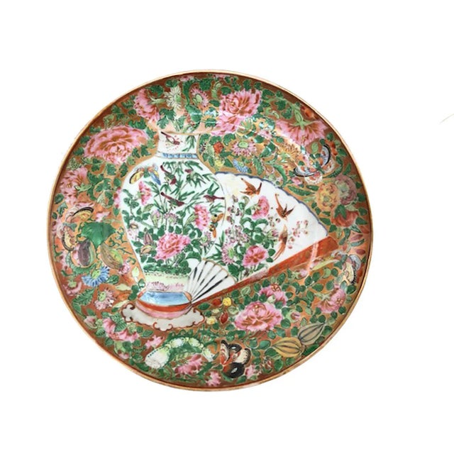 Ceramic 19th Century Famille Rose Plate For Sale - Image 7 of 7