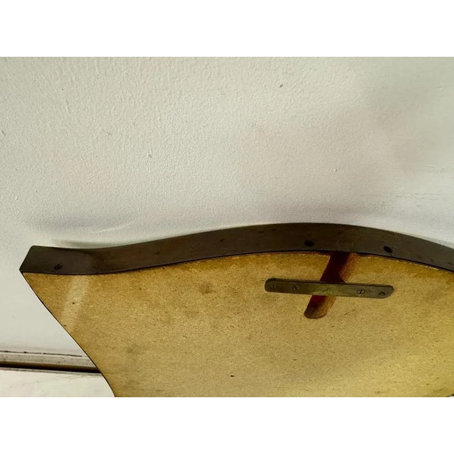 Italian Brass Mirror, 1950s, in Good conditions. Designed 1950 to 1959