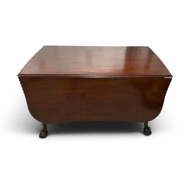 Rare George II Mahogany Drop-Leaf DiningTable Ca. 1765 For Sale - Image 12 of 14