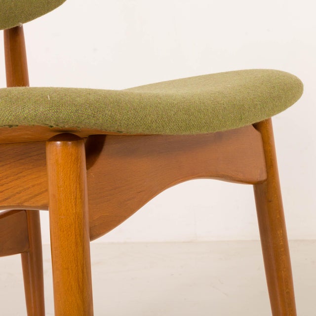 Mid-Century Modern Scandinavian Chairs in the style of Arne Hovmand Olsen, 1970s, Set of 4 For Sale - Image 18 of 18