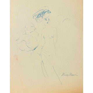 Mino Maccari, The New Venus, 1936, Ink For Sale