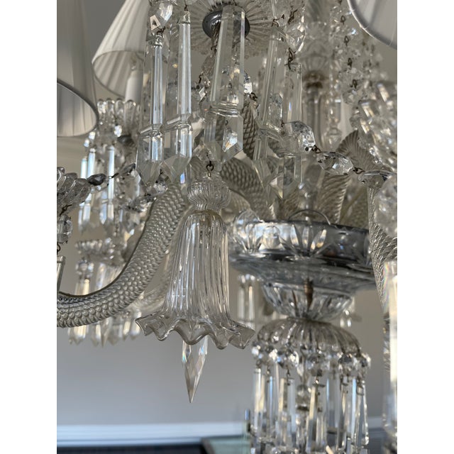 Antique 1840 Baccarat Crystal Twelve-Arm Chandelier For Sale In Washington DC - Image 6 of 12