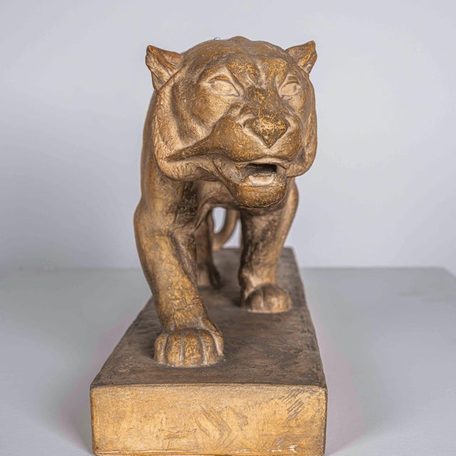 Henri Bargas, Sculpture of a Lioness, Terracotta, 1930s For Sale - Image 4 of 16