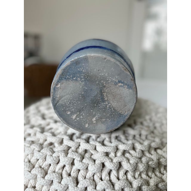 1930s German Westerwald Salt-Glazed Stoneware Farmhouse Crock For Sale - Image 11 of 11