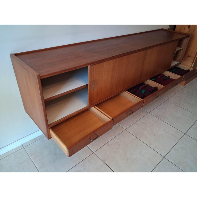 Wood Mid Century Scandinavian Svante Skogh Teak Credenza / Sideboard. For Sale - Image 7 of 13