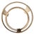 Mid-Century Modern 1950s Five Strand Rattan Coffee Table With Glass Top For Sale - Image 3 of 6